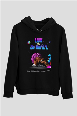 Lil Wayne Siyah Unisex Kapüşonlu Sweatshirt
