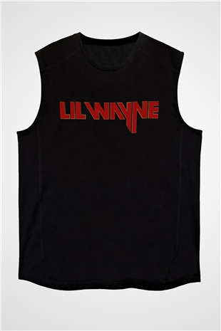 Lil Wayne Siyah Unisex Kolsuz Tişört