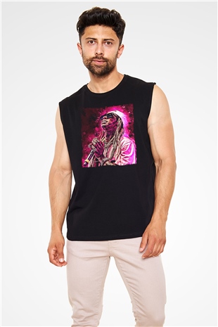 Lil Wayne Siyah Unisex Kolsuz Tişört