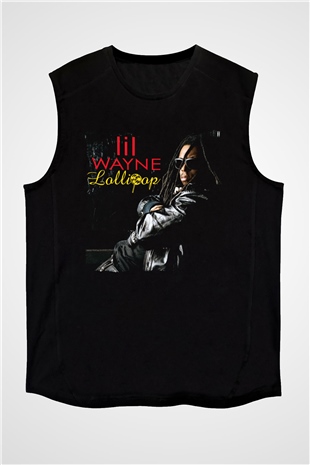 Lil Wayne Siyah Unisex Kolsuz Tişört
