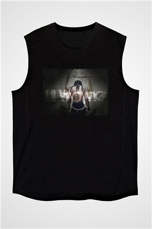 Lil Wayne Siyah Unisex Kolsuz Tişört