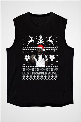 Lil Wayne Siyah Unisex Kolsuz Tişört