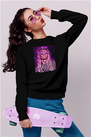 Lil Wayne Siyah Unisex Sweatshirt