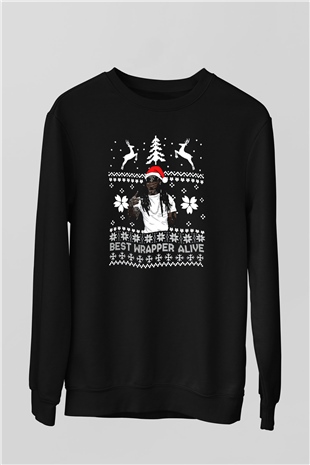 Lil Wayne Siyah Unisex Sweatshirt