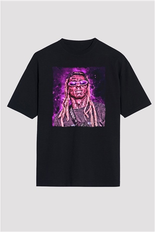 Lil Wayne Siyah Unisex Tişört T-Shirt - TişörtFabrikası