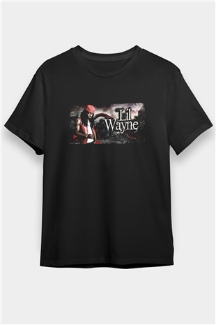 Lil Wayne Siyah Unisex Tişört T-Shirt - TişörtFabrikası