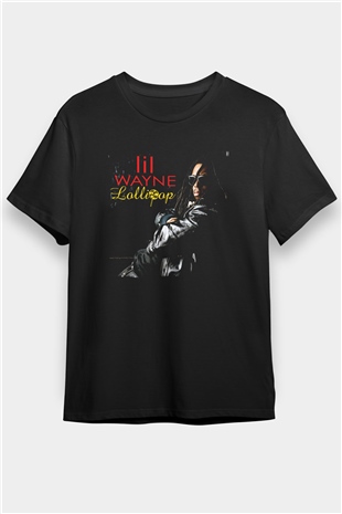 Lil Wayne Siyah Unisex Tişört T-Shirt - TişörtFabrikası