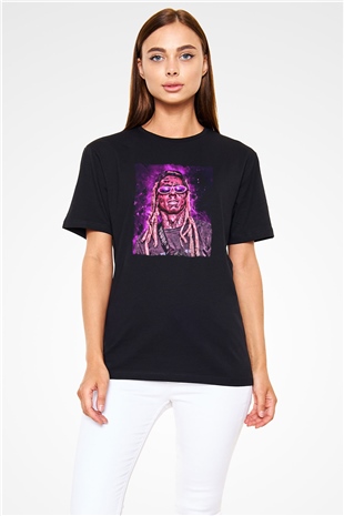 Lil Wayne Siyah Unisex Tişört T-Shirt - TişörtFabrikası