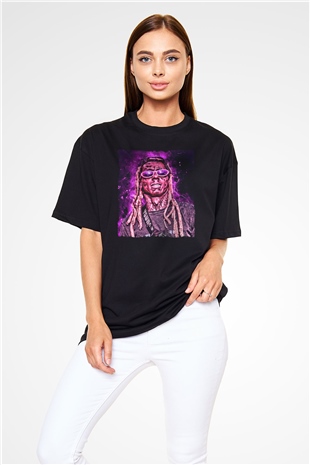 Lil Wayne Siyah Unisex Tişört T-Shirt - TişörtFabrikası