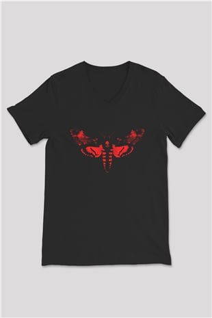 Lil Wayne Siyah Unisex V Yaka Tişört T-Shirt