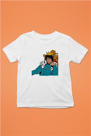 Lil Xan Baskılı Beyaz Unisex Beyaz Çocuk Tişört - Tshirt