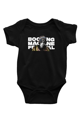 Lil Xan Baskılı Unisex Siyah Bebek Body - Zıbın