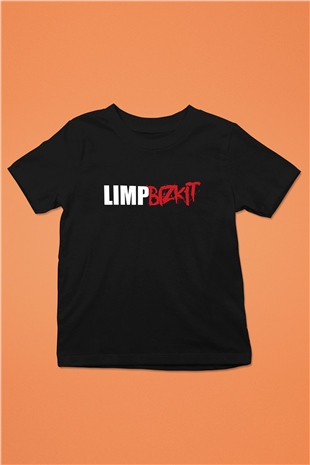 Limp Bizkit Baskılı Unisex Siyah Çocuk Tişört - Tshirt