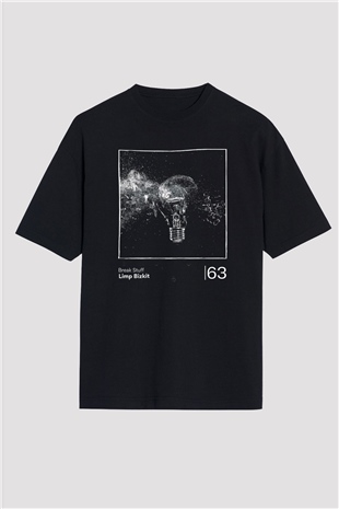 Limp Bizkit Baskılı Unisex Siyah Oversize Tişört - Tshirt