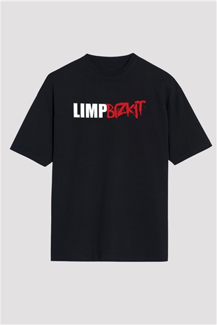 Limp Bizkit Baskılı Unisex Siyah Oversize Tişört - Tshirt