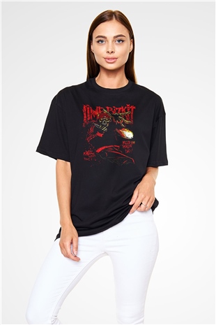 Limp Bizkit Baskılı Unisex Siyah Oversize Tişört - Tshirt