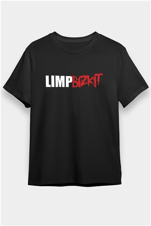 Limp Bizkit Baskılı Unisex Siyah Tişört - Tshirt