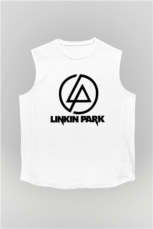 Linkin Park Beyaz Unisex Kolsuz Tişört