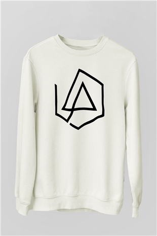 Linkin Park Beyaz Unisex Sweatshirt