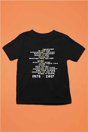 Linkin Park Siyah Unisex Çocuk Tişört