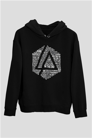 Linkin Park Siyah Unisex Hoodie