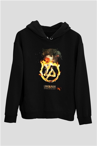 Linkin Park Siyah Unisex Hoodie