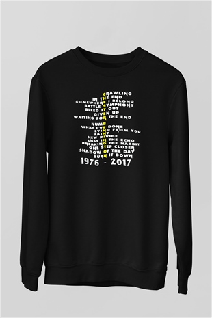 Linkin Park Siyah Unisex Sweatshirt
