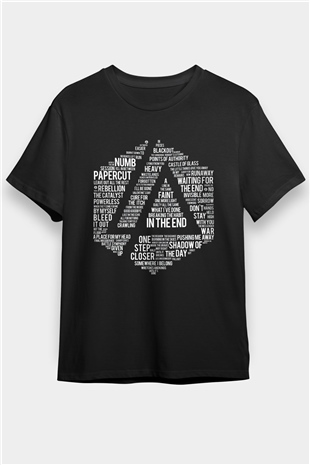 Linkin Park Siyah Unisex Tişört T-Shirt - TişörtFabrikası