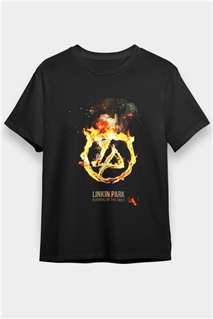 Linkin Park Siyah Unisex Tişört T-Shirt - TişörtFabrikası