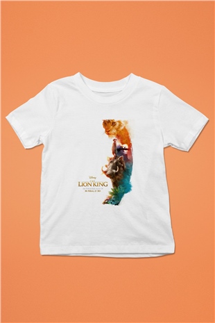 Lion King Beyaz Unisex Çocuk Tişört