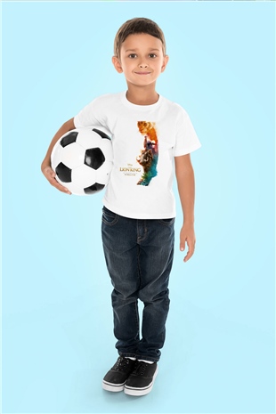 Lion King Beyaz Unisex Çocuk Tişört