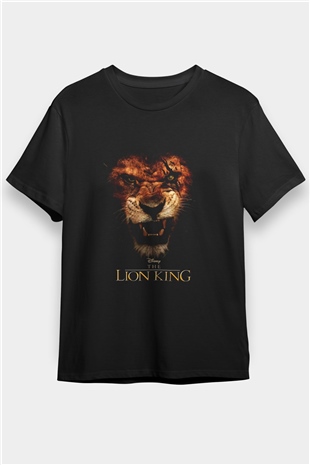Lion King Siyah Unisex Tişört T-Shirt