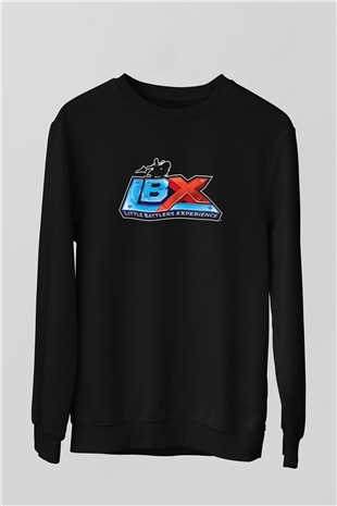 Little Battlers Experience Siyah Unisex Sweatshirt
