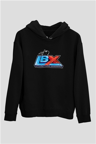 Little Battlers Experience Siyah Unisex Hoodie