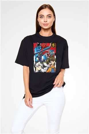 Little Battlers Experience Siyah Oversize Tişört Oversize T-shirt
