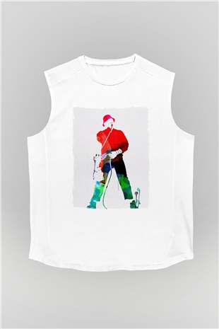 LL Cool J Beyaz Unisex Kolsuz Tişört