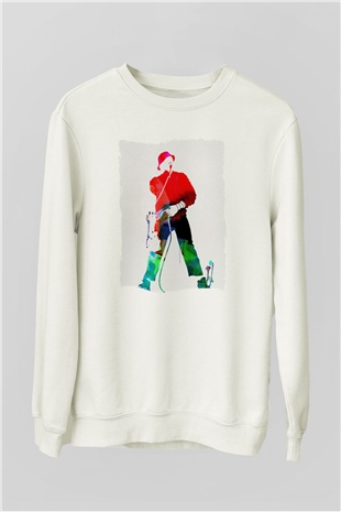LL Cool J Beyaz Unisex Sweatshirt