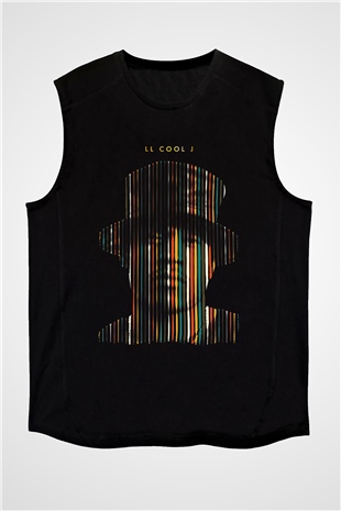 LL Cool J Siyah Unisex Kolsuz Tişört