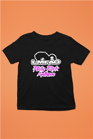 LMFAO Siyah Unisex Çocuk Tişört