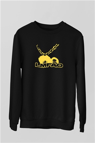LMFAO Siyah Unisex Sweatshirt