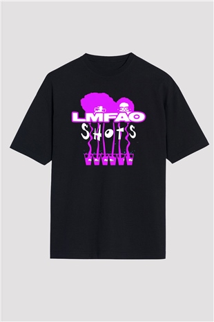 LMFAO Siyah Oversize Tişört Oversize T-shirt - TişörtFabrikası