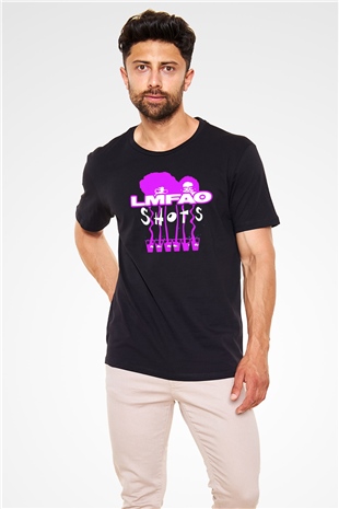 LMFAO Siyah Unisex Tişört T-Shirt - TişörtFabrikası