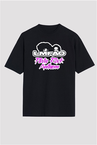 LMFAO Siyah Oversize Tişört Oversize T-shirt - TişörtFabrikası