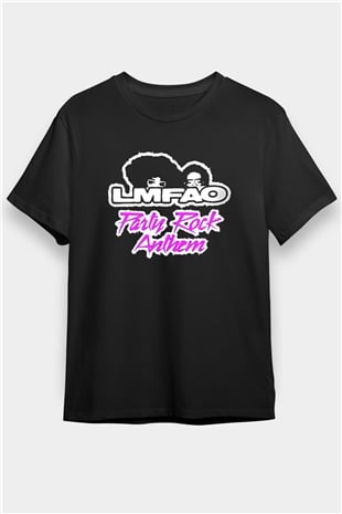 LMFAO Siyah Unisex Tişört T-Shirt - TişörtFabrikası