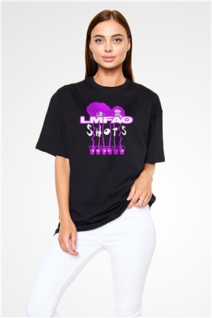 LMFAO Siyah Oversize Tişört Oversize T-shirt - TişörtFabrikası