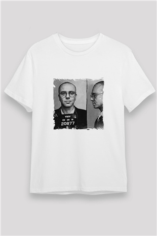 Logic Baskılı Unisex Beyaz Tişört