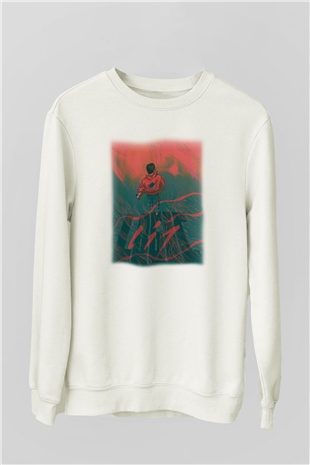 Logic Beyaz Unisex Sweatshirt
