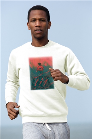 Logic Beyaz Unisex Sweatshirt
