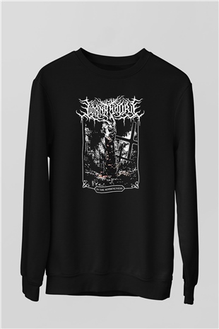 Lorna Shore Baskılı Unisex Siyah Sweatshirt
