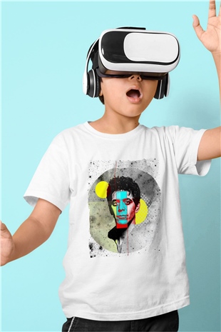 Lou Reed Beyaz Unisex Çocuk Tişört